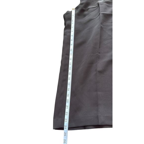 Talbots Dress Pants Black Cropped Wide Leg Office Work Career Business Size 12 - Picture 11 of 12